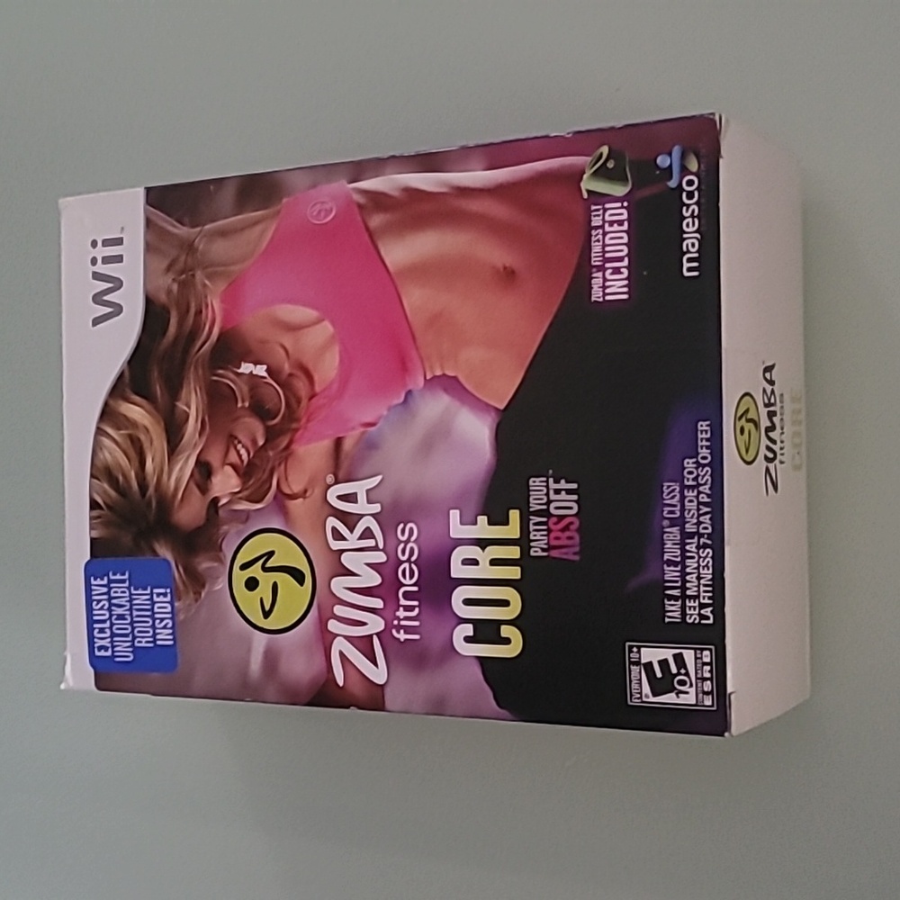 Zunba Core Fitness w/ Fitness belt in like new condition